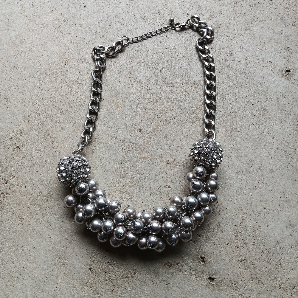 Sam Moon Crystal Ball Chain Necklace